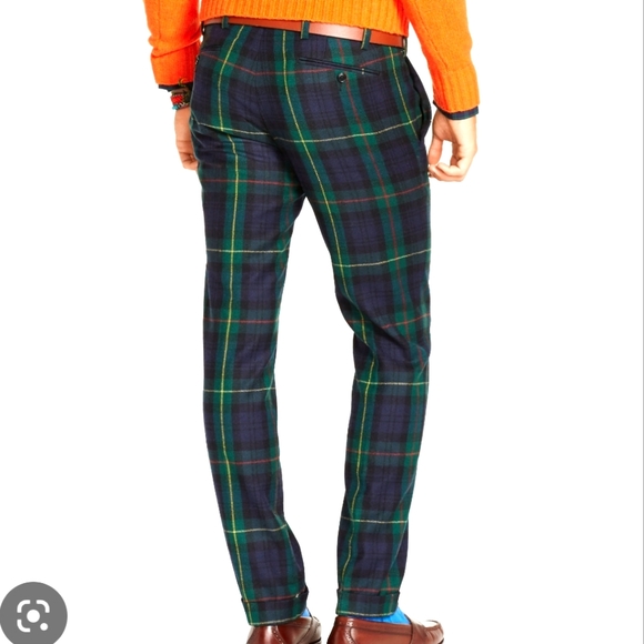 NWT Men's Lauren Ralph Lauren Slim Wool Pants - Picture 8 of 8